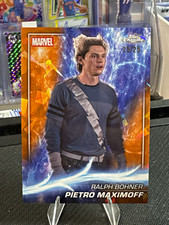2025 Topps Chrome Sapphire Marvel Studios Ralph Bohner/Pietro Maximoff /25 Omega picture