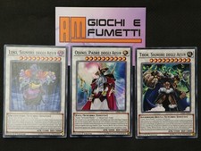 LOT OF 3 THOR LOKI ODIN cards in Italian ORIGINAL YUGIOH  BARGAIN picture