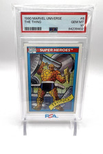 1990 Marvel Universe Series 1 The Thing #6 PSA 10 GEM MT Fantastic Four Marvel picture