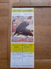 1983 Bullfight black bull Jose Zuquette Vasco Taborda Manolo Ramos flyer picture