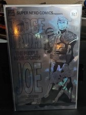 RARE MAGMA HOLOFOIL Donald Trump JUDGE DREDD 1 BLACKOUT HOMAGE COMIC picture
