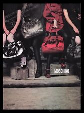 Moschino Handbags 2000s Print Advertisement Ad 2007 Legs Tights Shoes picture