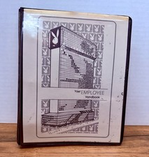 70'S Rare Vintage PLAYBOY CLUB Casino Employee Handbook Binder Hugh Hefner Bunny picture
