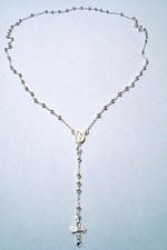 925 STERLING SILVER ITALIAN ROSARY 3MM- 24