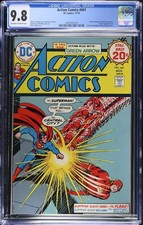 🇺🇸 Action Comics #441 CGC 9.8 OWW DC 1974 Nick Cardy Flash vs Superman Cover picture