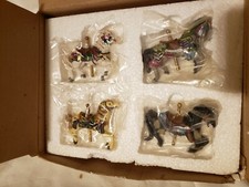 Lefton #998113 Tobin Fraley Great American Carousel Collection 4 Magnets  T15 picture