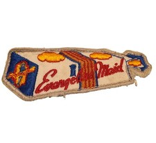 Evangeline Maid Bread vintage uniform patch silver border Louisiana Lafayette  picture