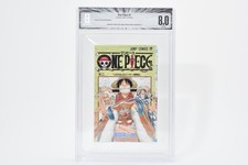 Altered BGS 8.0 One Piece #2 Vol 2 1st Printing Edition Graded Manga Jump Comic picture
