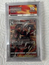 Pokémon TCG VMAX Climax Houndoom 206/184 Character Rare Japanese Ace 10 Grade picture