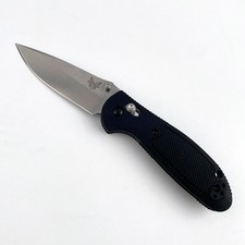 Benchmade Mini Griptilian 556-S30V Black Grivory Drop-point Folding Knife picture