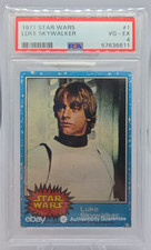 1977 Topps Star Wars #1 Luke Skywalker PSA 4 picture