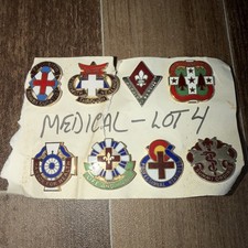 Lot of 3 US Army Medical Pins picture