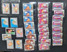 Bart #4 Homer #5 Rookie RC 1990 Topps The Simpsons  25 Card 9 Stickers HUGE Lot  picture