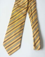 Luciano Barbera Tie Cotton / Silk Yellow  Made in Italy   *GE0727p picture