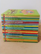 VTG 1970s Walt Disney Book Club Edition Hardcover Children's books lot of 23 picture