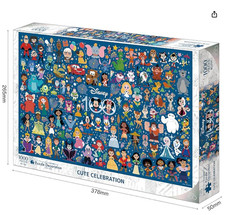 Disney 100th Cute Celebration 1000pc Jigsaw Puzzle Mickey Pixar Tenyo Japan picture