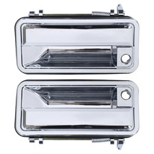 MOTOKU Pair Chrome Exterior Door Handle for Chevy GMC C1500 C2500 C3500 K1500 K2 picture