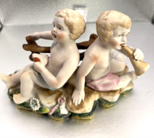 Vintage Hal-Sey Fifth Bisque Porcelain Cherubs Figurine Japan picture
