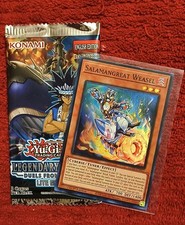 *Up In Smoke Sale* Yu-Gi-Oh TCG Salamangreat Weasel 1st Edtn LD10-EN002 + LD pk picture