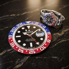 Rolex GMT-Master II Pepsi Watch Coaster Acrylic Drink Coaster Bar Decor picture