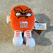 M&M's Swarmies Orville Orange Plush Collectible Candy Tube Holder Orange/White picture