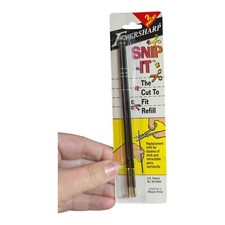 VINTAGE 1997 Eversharp Snip It Black Ink Fine Refill 2 Count New Sealed SNP4F/2 picture