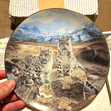 W.S. George Nature's Playmates Secret Heights Fine China Plate 8.5