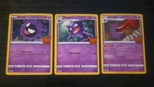 2021 HALLOWEEN POKEMON CARDS - GASTLY HUNTER AND GENGAR picture