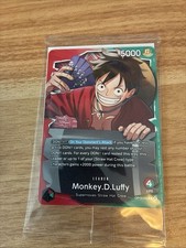 One Piece TCG English Ichiban Kuji Monkey D. Luffy Promo (OP13-001) Sealed picture