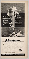1947 Print Ad Flambeau Lightweight Outboard Motors Metal Products Milwaukee,WI picture
