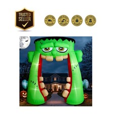 Bring Halloween Magic Home with 10FT Lighted Frankenstein Inflatable Yard Arch picture