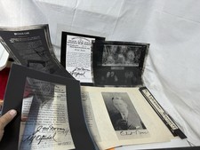 Historical 1920s Prohibition Era Eliot Ness Document Display Set  picture