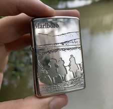 Marlboro Horsemen Zippo Lighter In A New Box picture