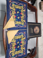 Vintage Gianni Versace Home Butterfly Placemat Napkin Set 4pc Original Box Italy picture