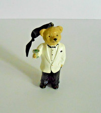 Ralph Lauren Polo Celebrity Martini Bear Christmas Ornament 2011 Tuxedo 5” Bond picture