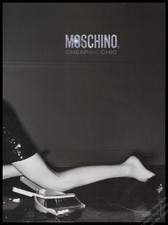 High Heels Moschino Magazine Print Ad Women Fashion Long Legs shoes 2001-IC picture