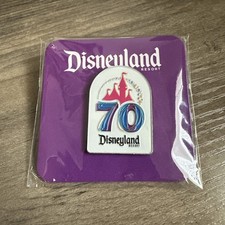 ✨DISNEYLAND 70th ANNIVERSARY RARE OVAL shaped pin. Brand New and sealed✨  picture