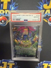 2026 DISNEY LORCANA EN 12-WILDS UNKNOWN ENCHANTED ALIEN - TRUE BELIEVER PSA 10 picture