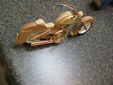 Handcrafted Wooden American Cruiser Motorcycle For Bike Lovers picture