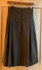 Dries Van Noten Barrel Skirt Size 40 8 10 US MADE IN BELGIUM Pinstripe Androgyny picture