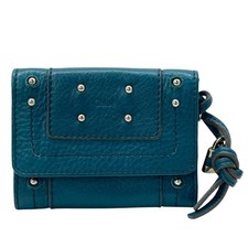 Chloe Paddington Leather Coin Purse Blue Compact Wallet and Coin Case (Ages 14+) picture