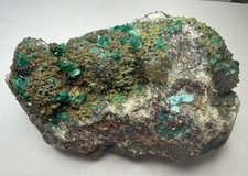 Natural Dioptase, Conichalcite, Plancheite, Shattuckite, Malachite DR Congo 322g picture
