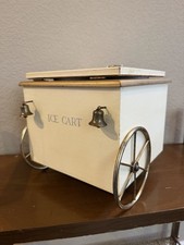 Vintage 1960’s Ice cart Insulated Ice Bucket picture