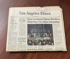 11 10 1989 LA Times BERLIN WALL FALLS Newspaper Unread NEW UNOPENED picture