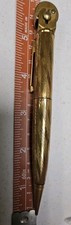 Vintage Sure Fire GoldTone/GoldFilled Lighter & Mechanical Pencil 1940s/1950s picture
