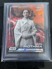 2024 Topps Chrome STAR WARS MON MOTHMA Lava Refractor /10 picture