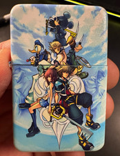 Kingdom Hearts Character Design Windproof Flip Top Lighter picture