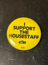 Vintage CIR Committee of Interns & Residents Union Labor Button Pin Healthcare picture