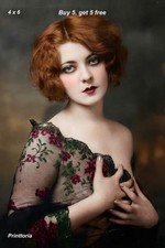 ZIEGFELD FOLLIES ❤️ 4X6 PHOTO - 1920s Showgirls - Broadway - Flapper Era picture