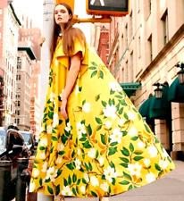 Oscar de la Renta Spring 2022 Runway Magnolia Floral Long Gown Dress 10 12 Large picture
